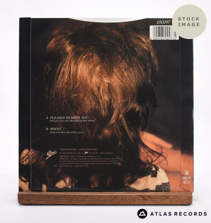 Owen Paul Pleased To Meet You 7" Vinyl Record - Reverse Of Sleeve