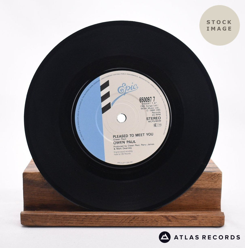Owen Paul Pleased To Meet You 7" Vinyl Record - Record A Side
