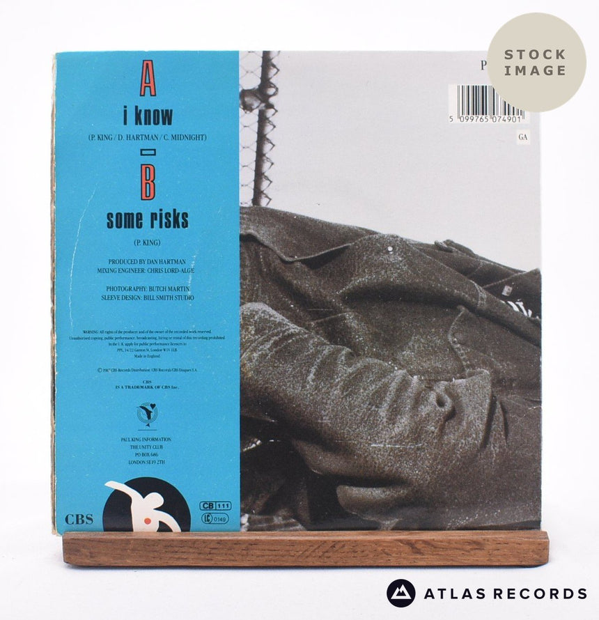 Paul King I Know 7" Vinyl Record - Record A Side