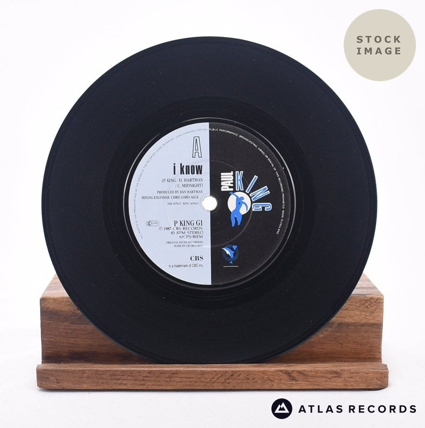 Paul King I Know 7" Vinyl Record - Record B Side