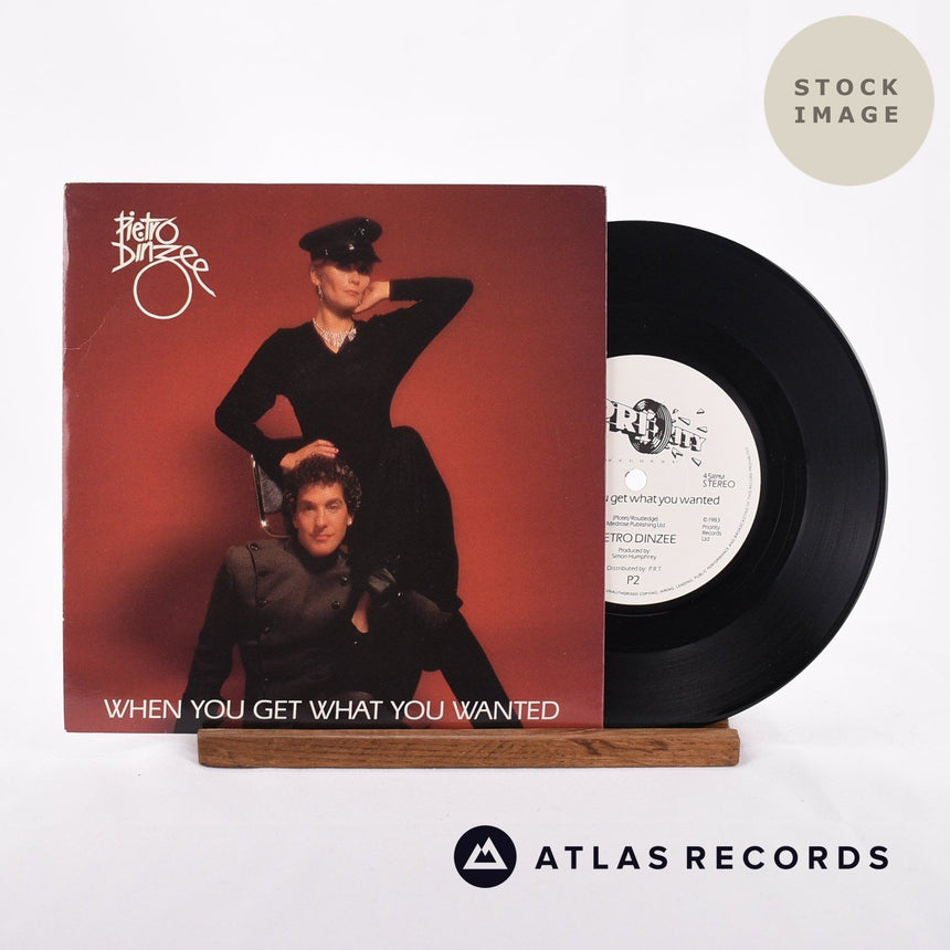 Pietro Dinzee When You Get What You Wanted Vinyl Record - Sleeve & Record Side-By-Side