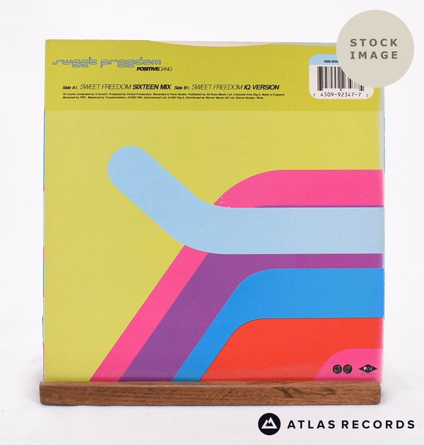 Positive Gang Sweet Freedom Vinyl Record - Reverse Of Sleeve