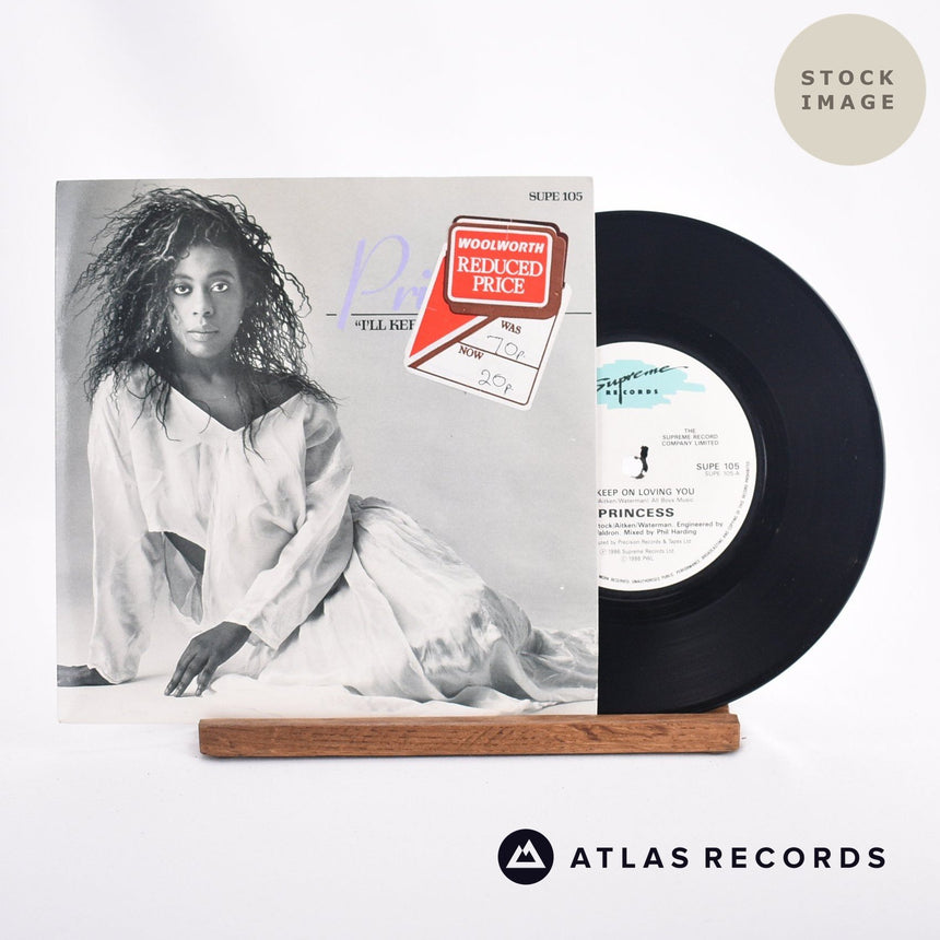 Princess I'll Keep On Loving You 7" Vinyl Record - Sleeve & Record Side-By-Side