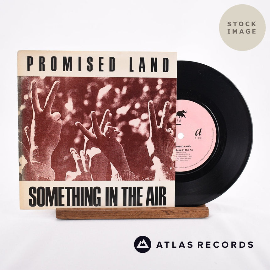 Promised Land Something In The Air Vinyl Record - Sleeve & Record Side-By-Side