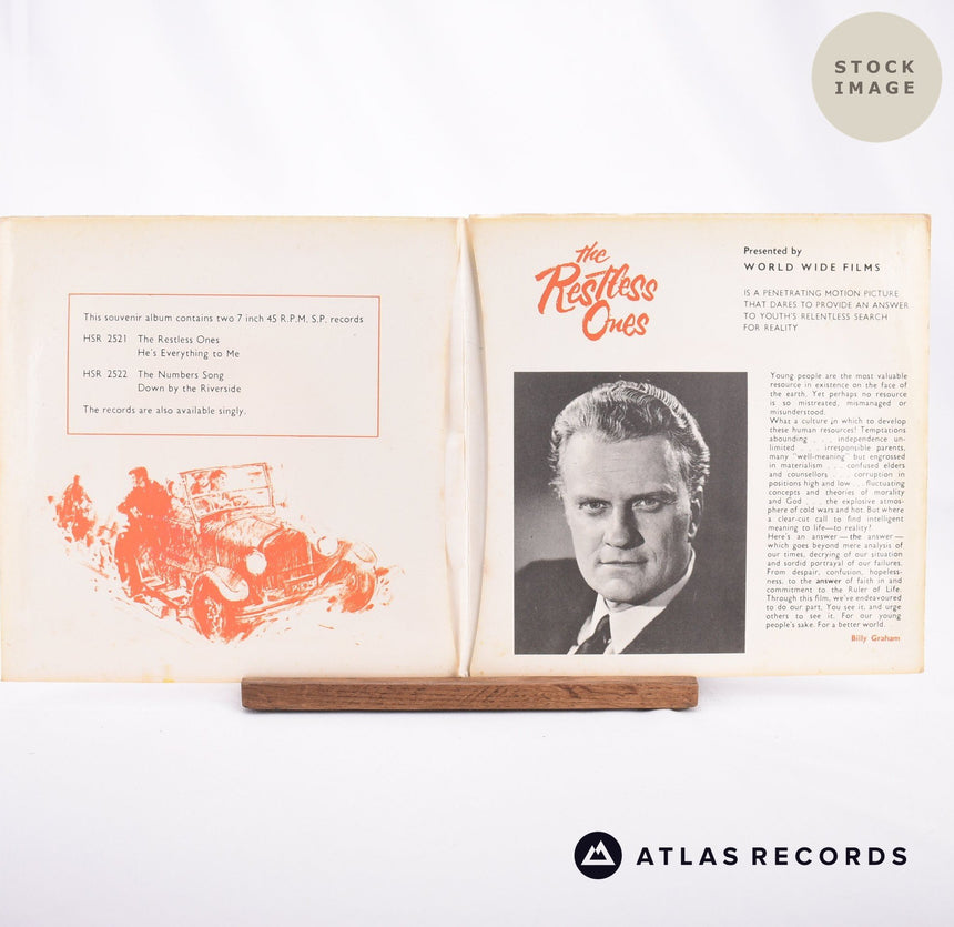 Ralph Carmichael The Restless Ones 2 x 7" Vinyl Record - Reverse Of Sleeve