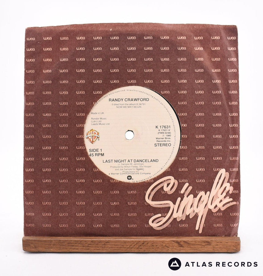 Randy Crawford Last Night At Danceland 7" Vinyl Record - In Sleeve