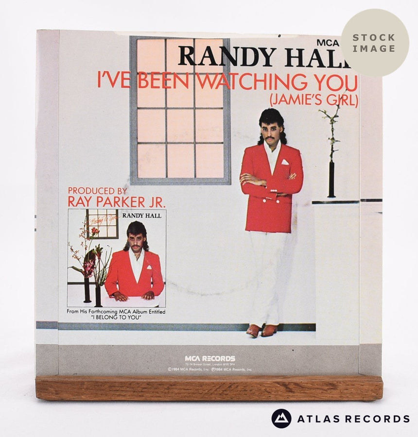Randy Hall I've Been Watching You Vinyl Record - Reverse Of Sleeve