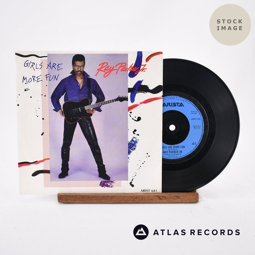 Ray Parker Jr. Girls Are More Fun Vinyl Record - Sleeve & Record Side-By-Side