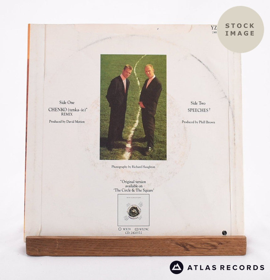 Red Box Chenko 1982 Vinyl Record - Reverse Of Sleeve