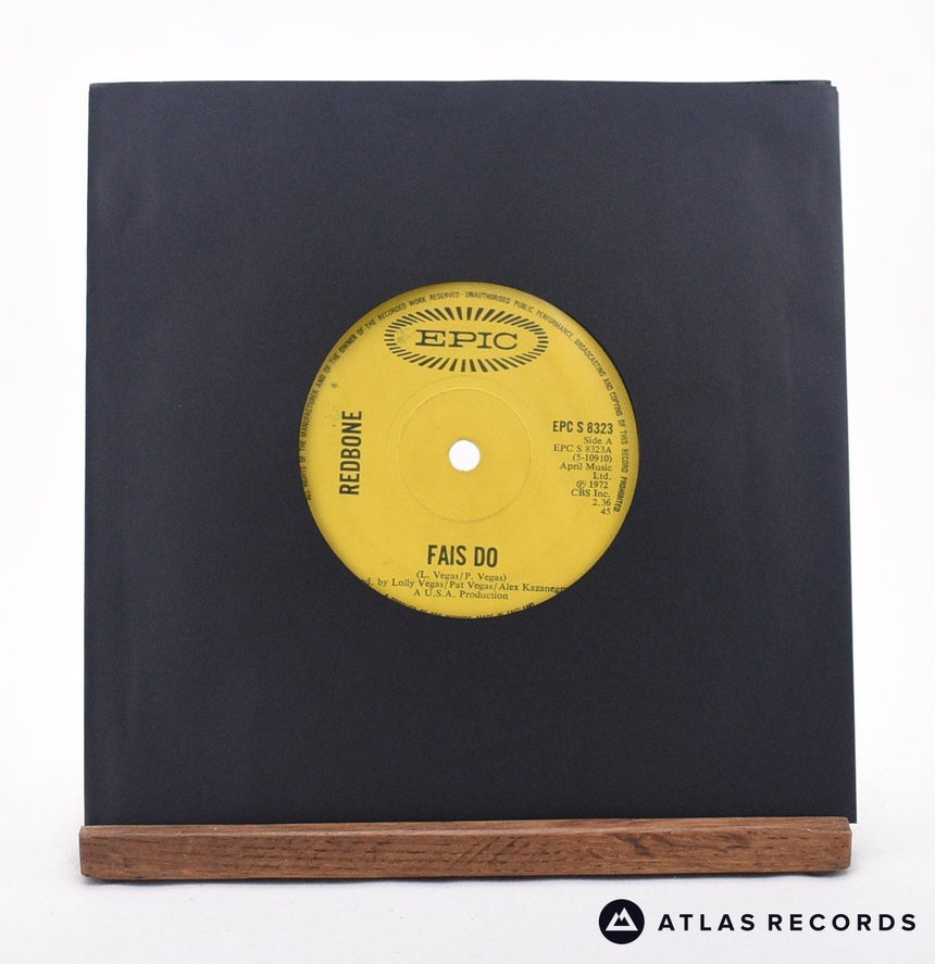 Redbone Fais-Do 7" Vinyl Record - In Sleeve