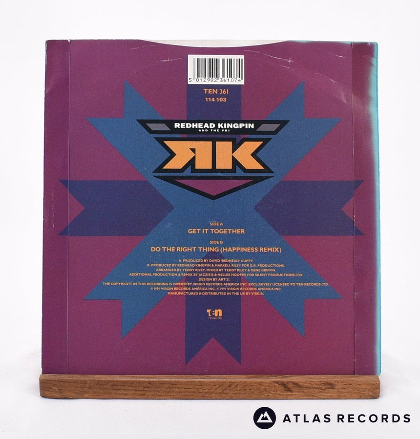 Redhead Kingpin And The FBI - Get It Together - 7" Vinyl Record - VG+/VG+