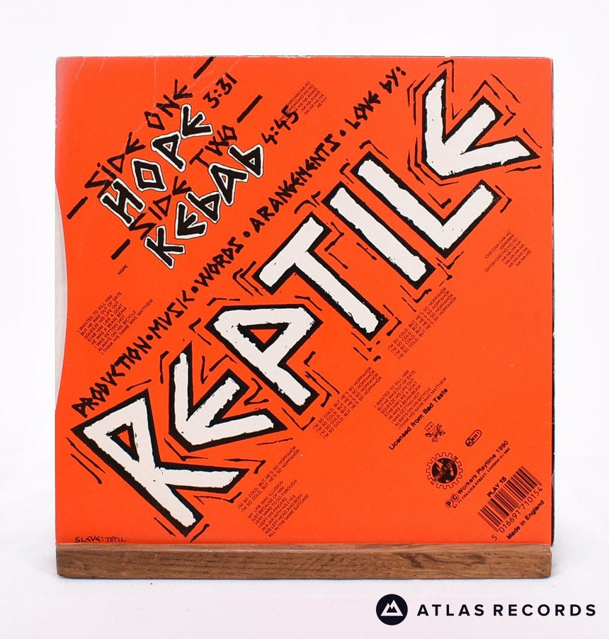 Reptile - Hope - 7" Vinyl Record - EX/VG+