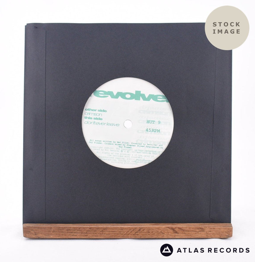 Revolver Crimson 7" Vinyl Record - Reverse Of Sleeve