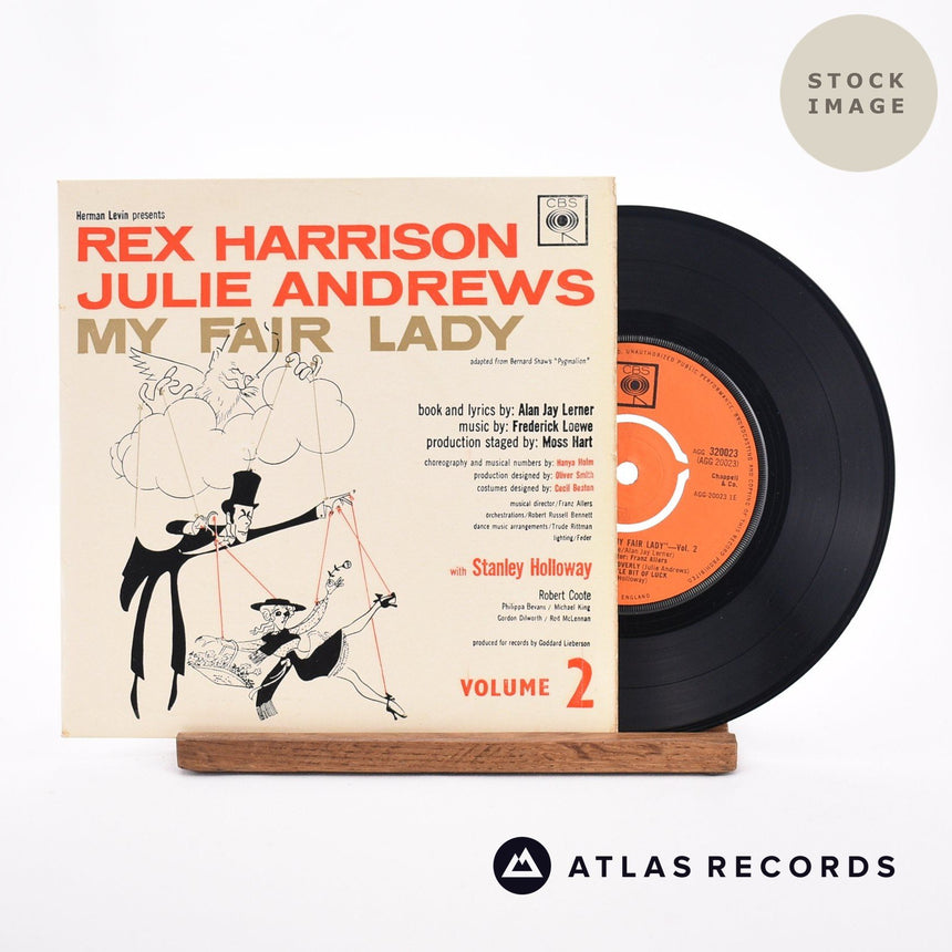 Rex Harrison Excerpts From "My Fair Lady" - Volume 2 7" Vinyl Record - Sleeve & Record Side-By-Side