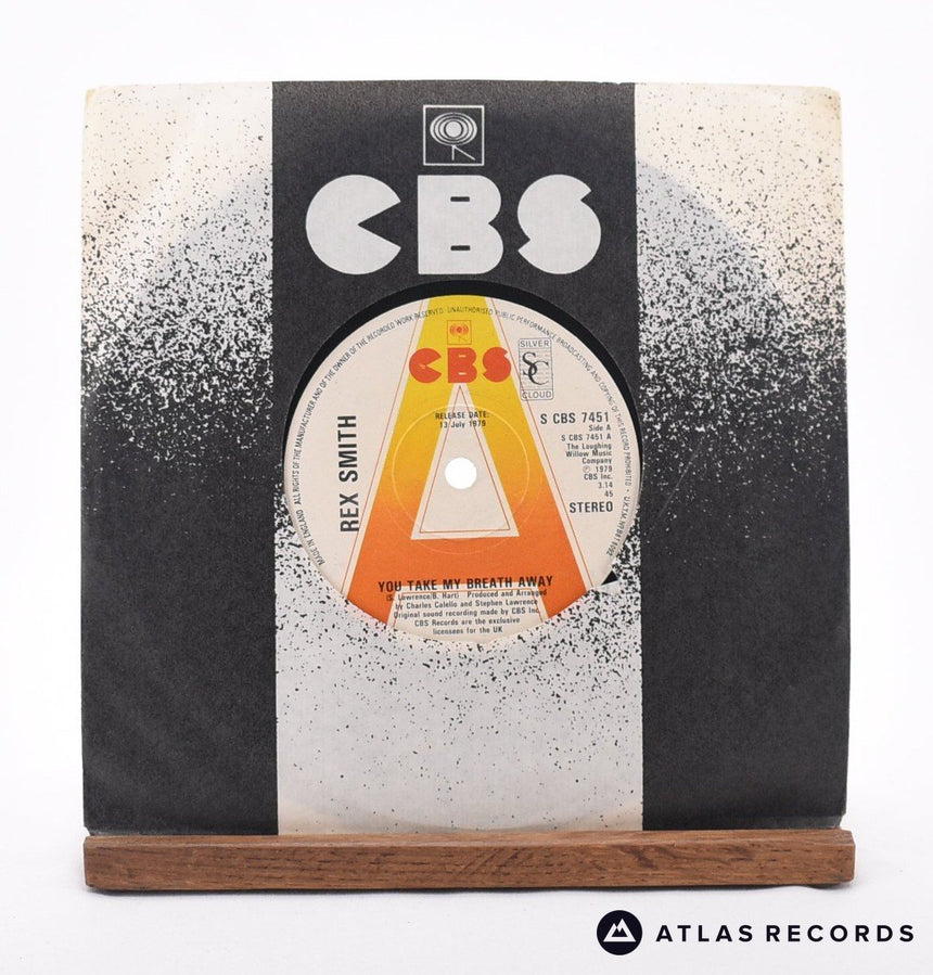 Rex Smith You Take My Breath Away 7" Vinyl Record - In Sleeve