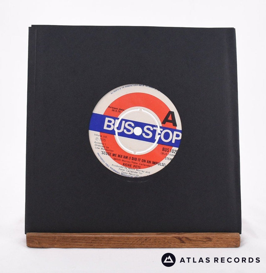 Richie Pitts 'Scuse Me Ma'am (I Did It On An Impulse) 7" Vinyl Record - In Sleeve