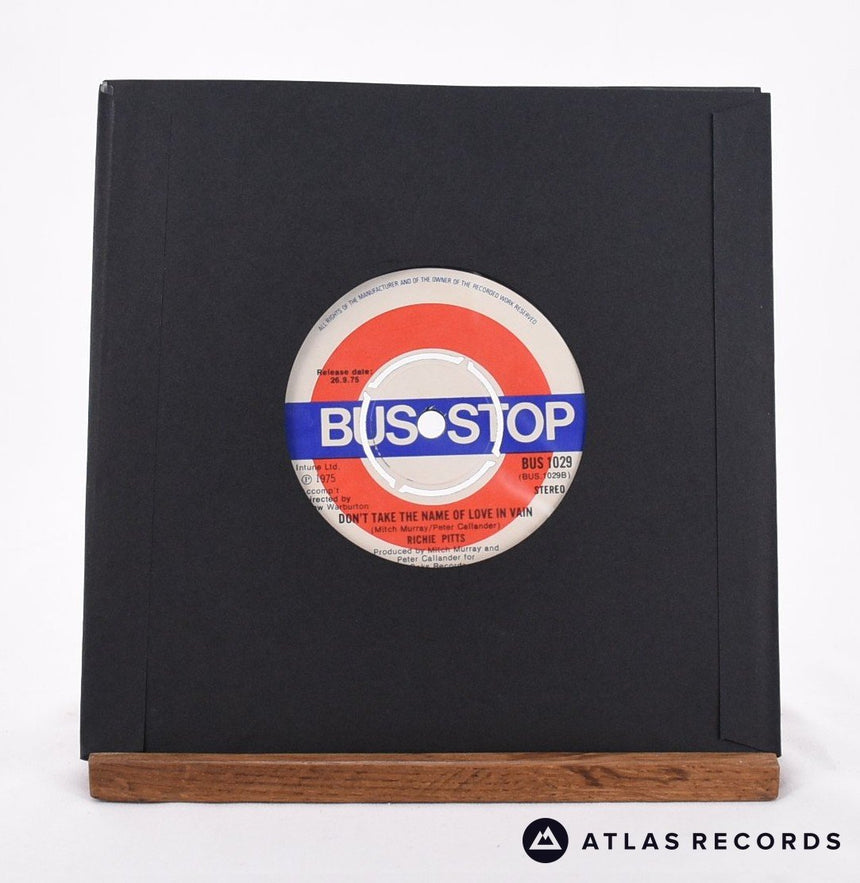 Richie Pitts - 'Scuse Me Ma'am (I Did It On An Impulse) - Promo 7" Vinyl Record - VG+