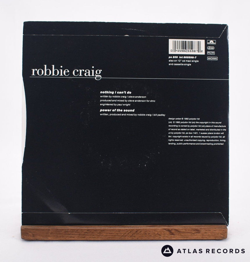 Robbie Craig - Nothing I Can't Do - 7" Vinyl Record - VG+/VG+