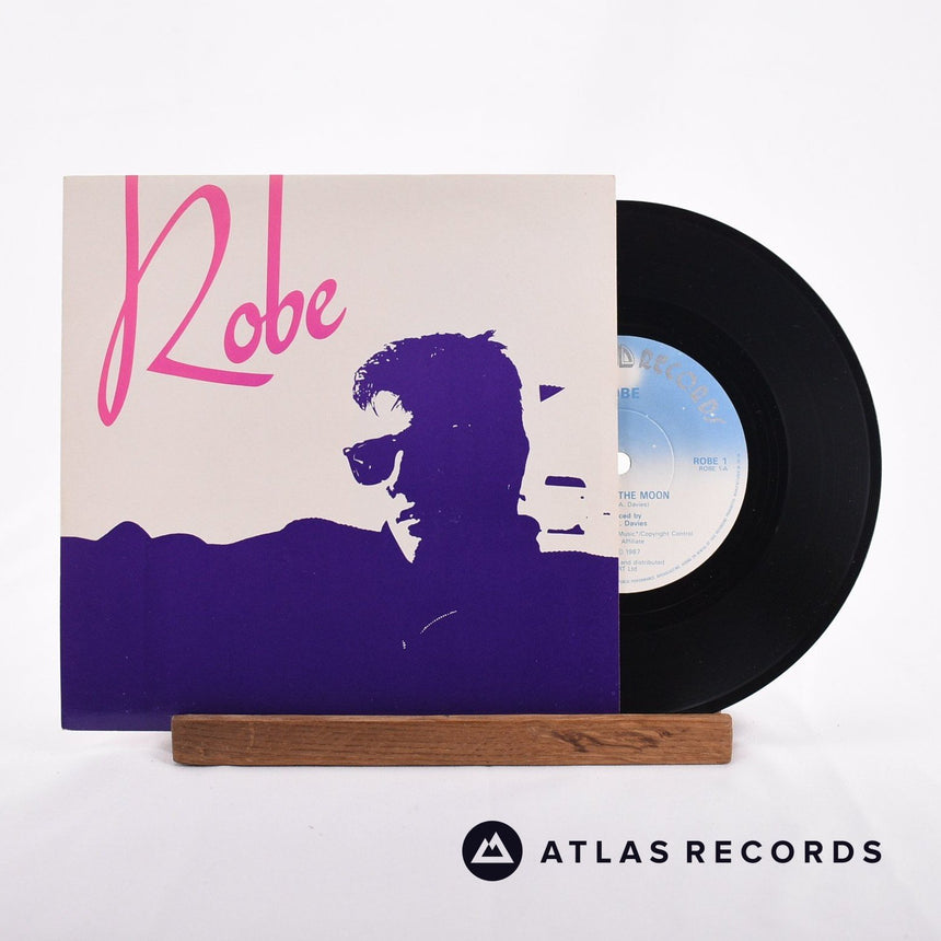 Robe Turn On The Moon 7" Vinyl Record - Front Cover & Record