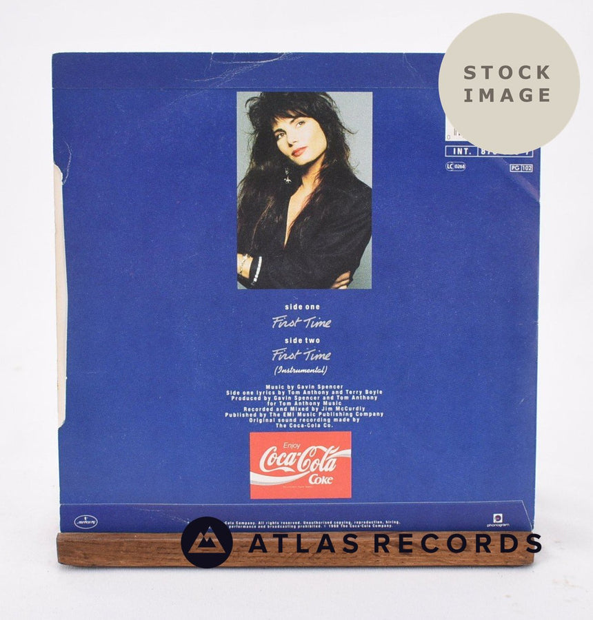 Robin Beck First Time Vinyl Record - Reverse Of Sleeve