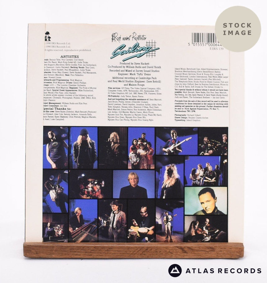 Rock Against Repatriation Sailing 7" Vinyl Record - Reverse Of Sleeve