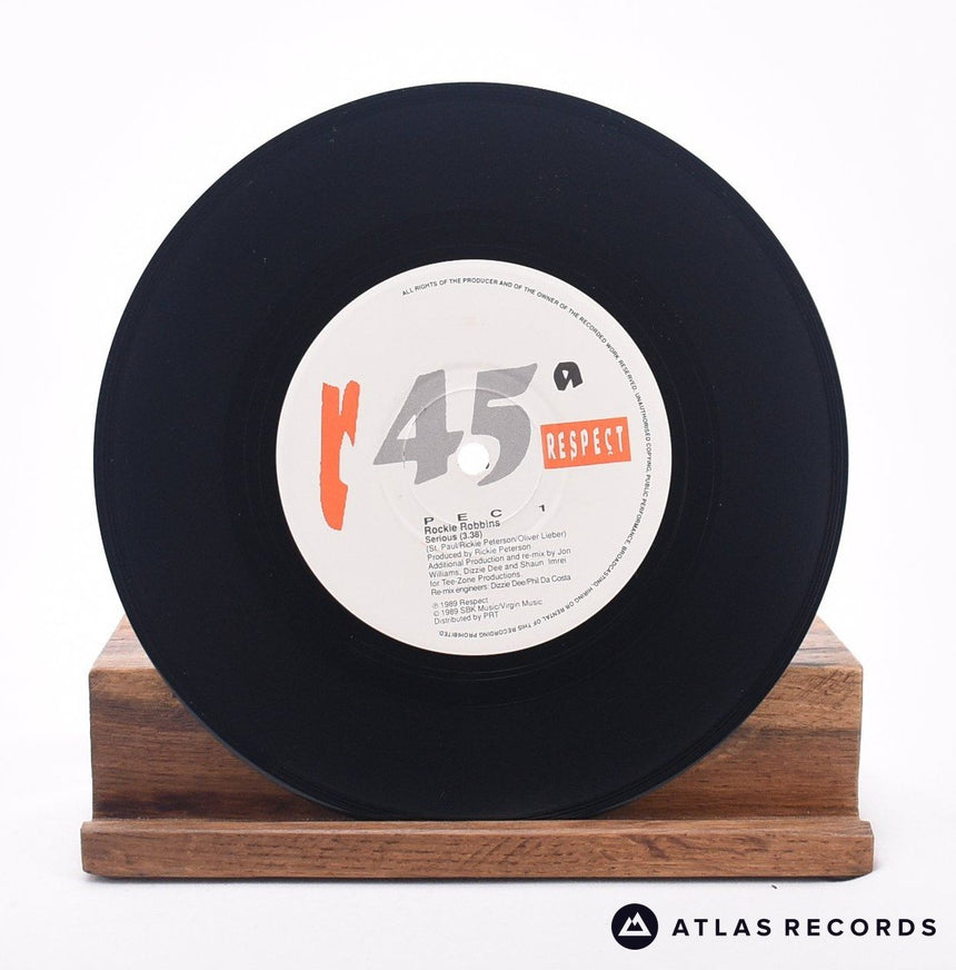 Rockie Robbins - Serious - 7" Vinyl Record - VG+/VG+