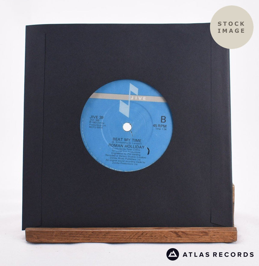 Roman Holliday Don't Try To Stop It 7" Vinyl Record - Reverse Of Sleeve