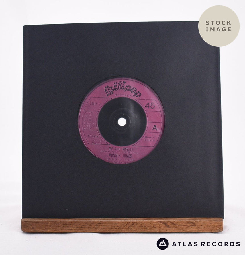 Ronnie Jones Me And Myself 7" Vinyl Record - Sleeve & Record Side-By-Side