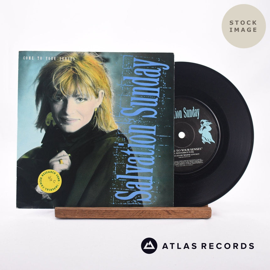 Salvation Sunday Come To Your Senses 7" Vinyl Record - Sleeve & Record Side-By-Side