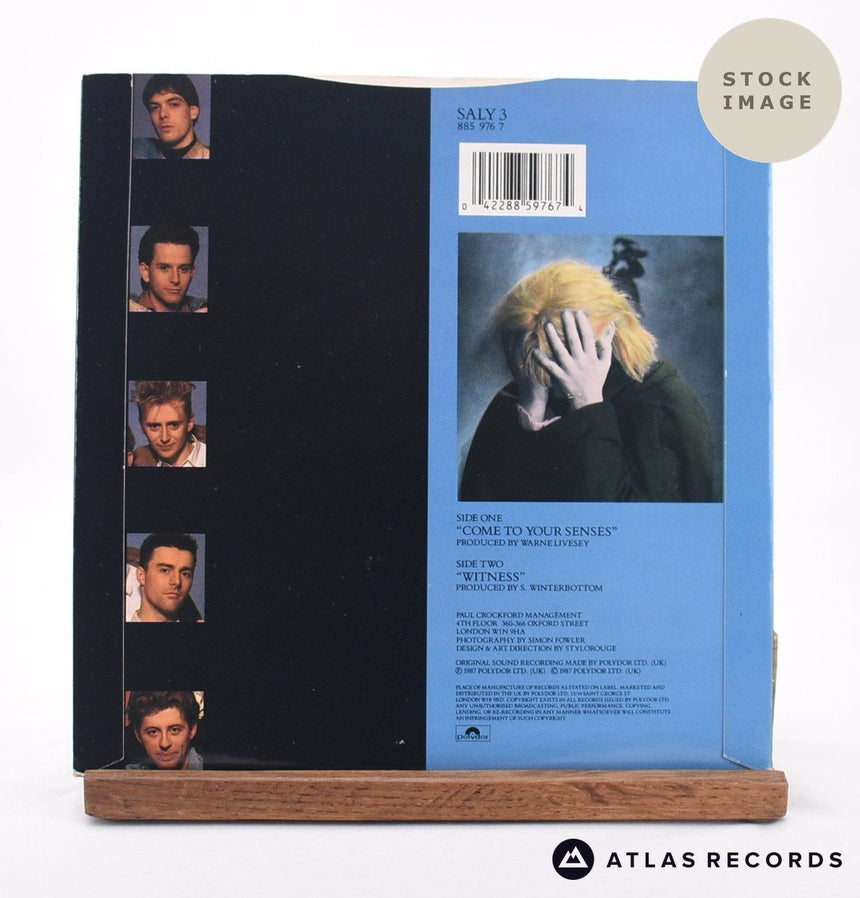 Salvation Sunday Come To Your Senses 7" Vinyl Record - Reverse Of Sleeve