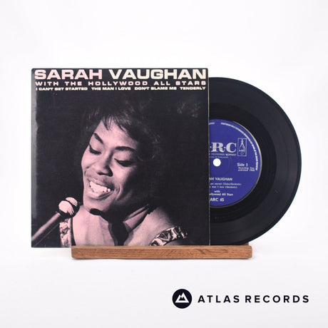 Sarah Vaughan I Can't Get Started 7" Vinyl Record - Front Cover & Record