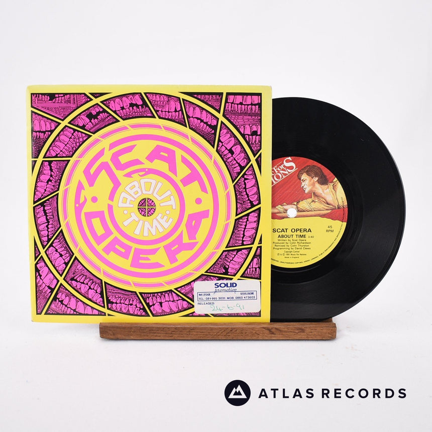 Scat Opera About Time 7" Vinyl Record - Front Cover & Record