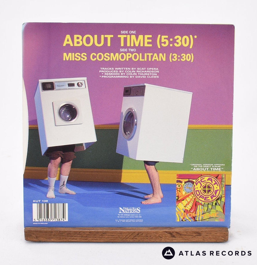 Scat Opera - About Time - 7" Vinyl Record - EX/NM