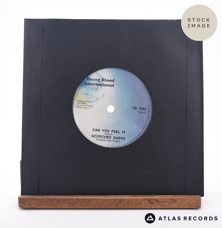 Scorched Earth On The Run 7" Vinyl Record - Reverse Of Sleeve