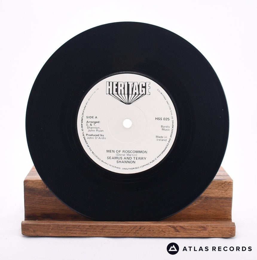 Seamus Shannon - Men Of Roscommon - 7" Vinyl Record - VG+/VG+