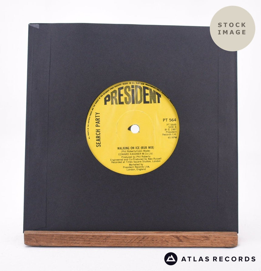 Search Party Walking On Ice 7" Vinyl Record - Reverse Of Sleeve