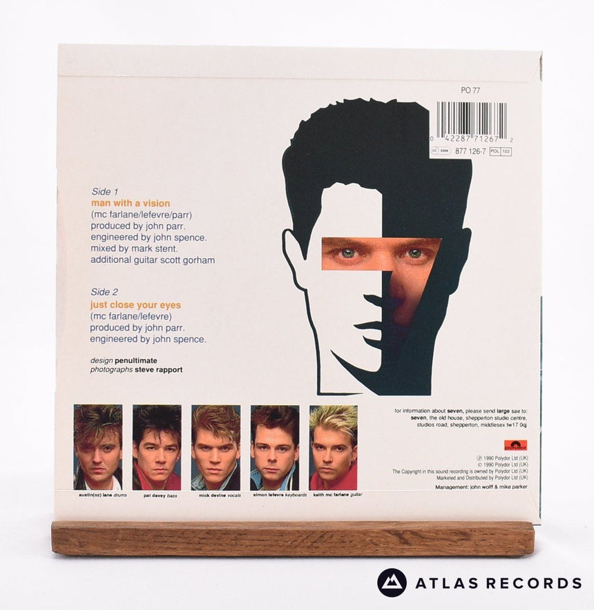 Seven - Man With A Vision - 7" Vinyl Record - NM/VG+