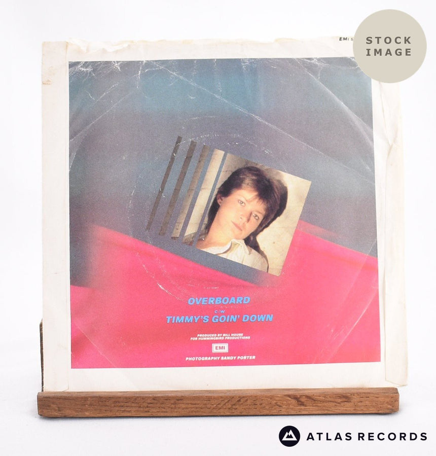 Shona Laing Overboard 7" Vinyl Record - Reverse Of Sleeve