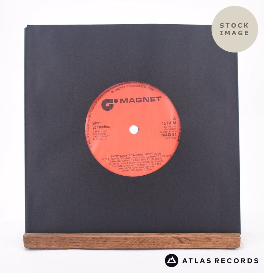 Silver Convention Everybody's Talking 'Bout Love 7" Vinyl Record - Sleeve & Record Side-By-Side