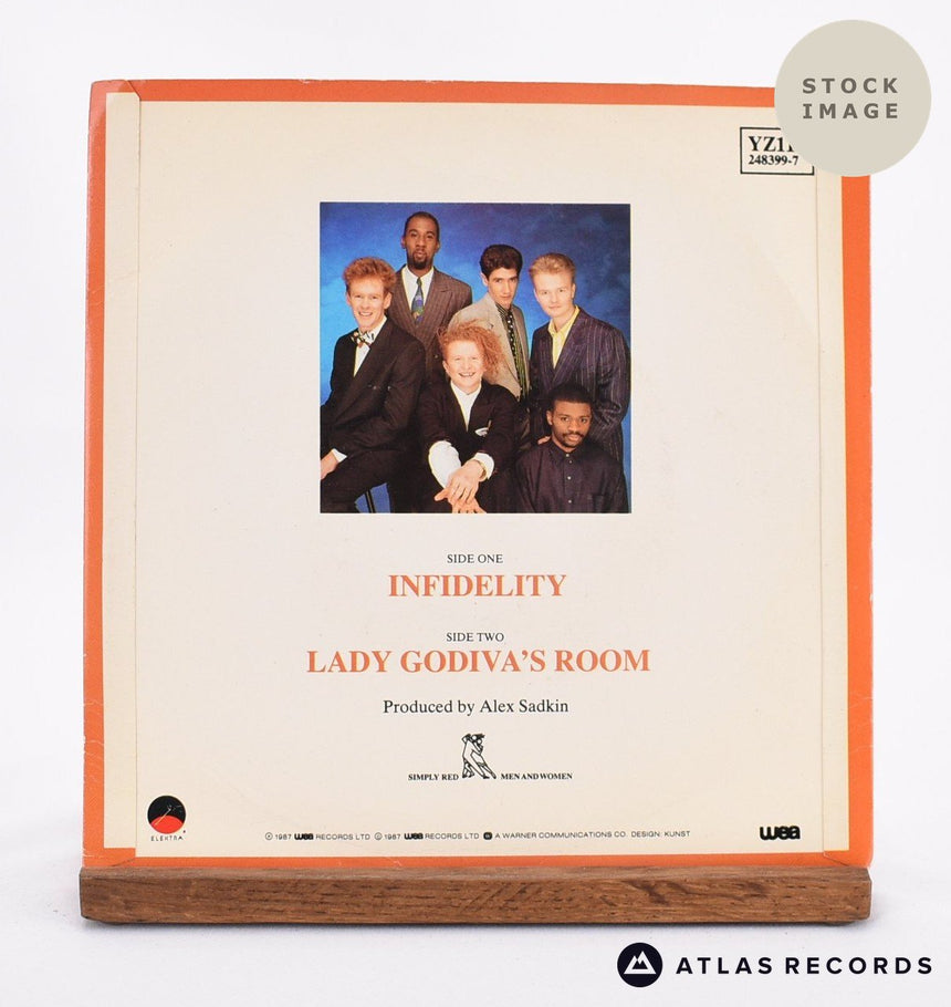 Simply Red Infidelity Vinyl Record - Reverse Of Sleeve