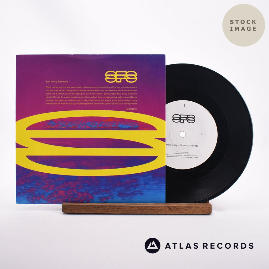 Soul Family Sensation Perfect Life 7" Vinyl Record - Sleeve & Record Side-By-Side