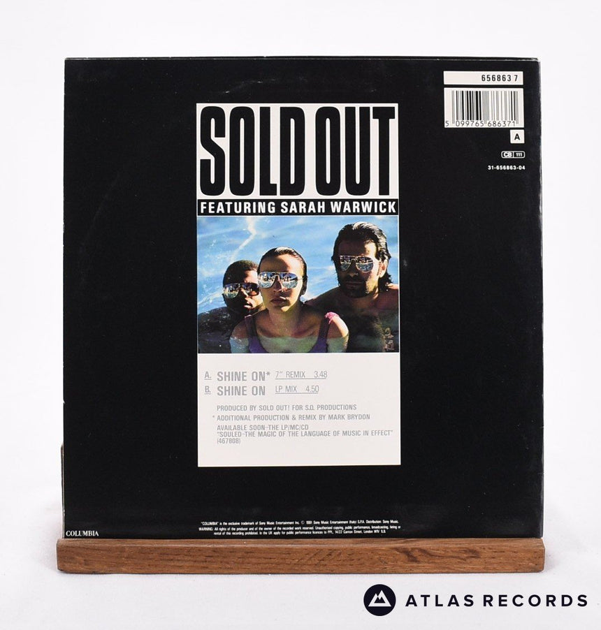 Souled Out - Shine On - 7" Vinyl Record - EX/EX