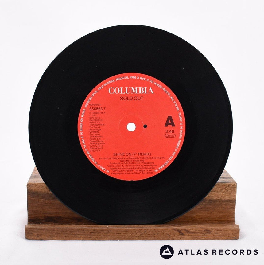 Souled Out - Shine On - 7" Vinyl Record - EX/EX
