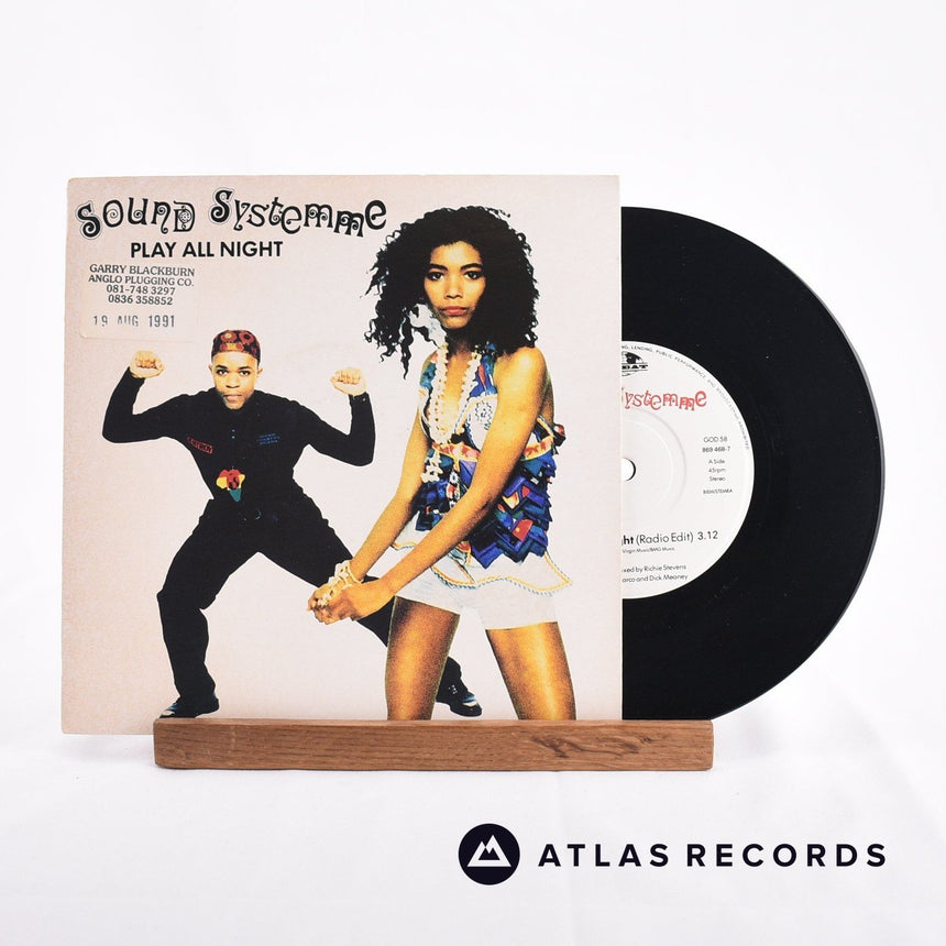 Sound Systemme Play All Night 7" Vinyl Record - Front Cover & Record