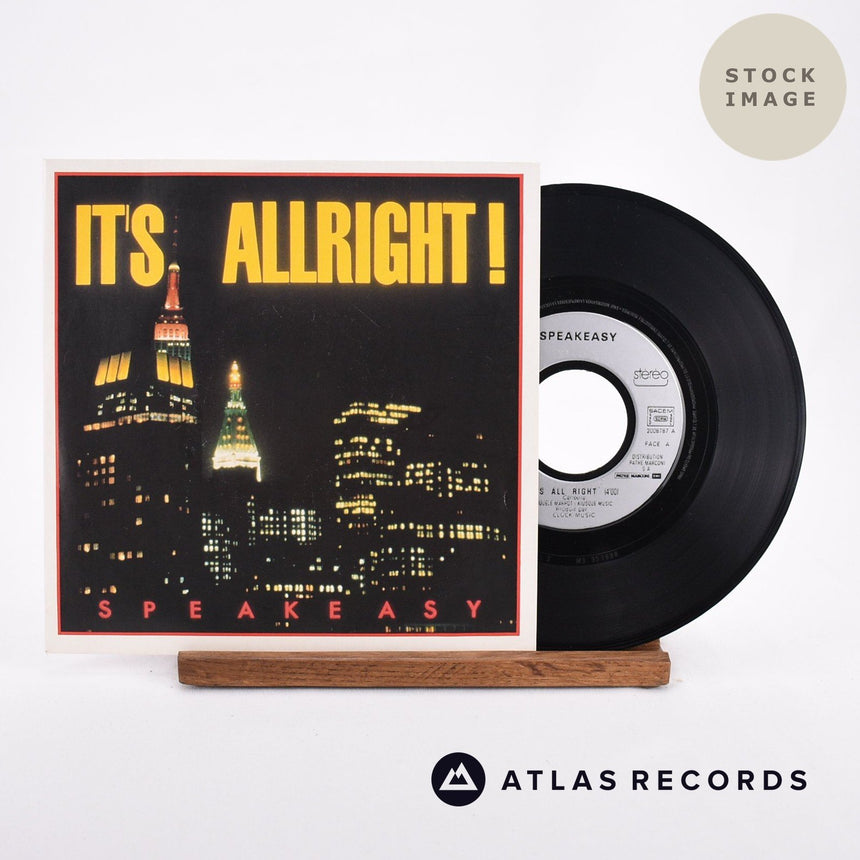 Speakeasy It's All Right Vinyl Record - Sleeve & Record Side-By-Side