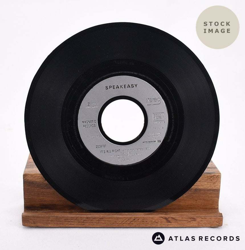 Speakeasy It's All Right Vinyl Record - Record B Side
