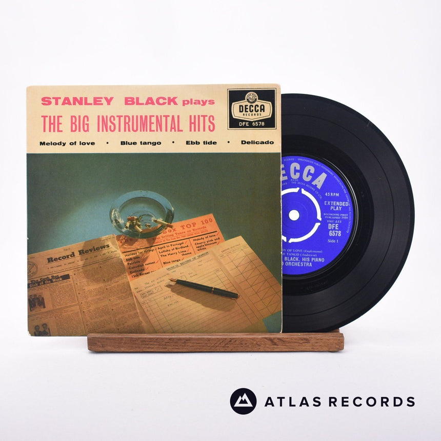 Stanley Black & His Orchestra Stanley Black Plays The Big Instrumental Hits 7" Vinyl Record - Front Cover & Record