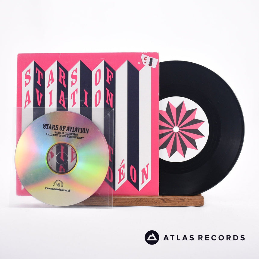 Stars Of Aviation Marie Et L'Accordéon 7" Vinyl Record - Front Cover & Record
