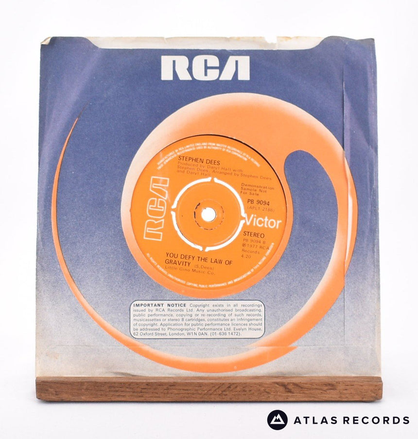 Stephen Dees - Counting On You - Promo 7" Vinyl Record - VG+/VG+