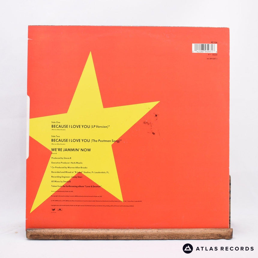 Stevie B - Because I Love You - 12" Vinyl Record - VG+/VG+